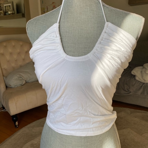 New Bono white jersey halter top - Picture 4 of 7